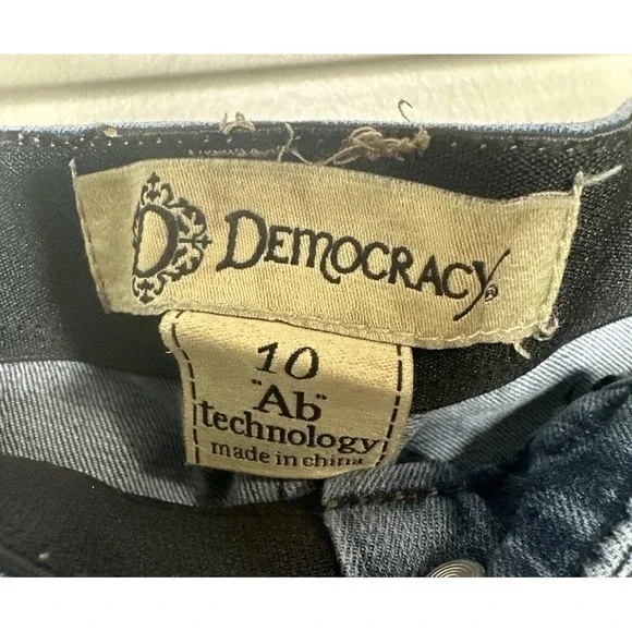 Democracy Ab Technology Size 10 Skinny Jeans Medium Mid Rise Casual - Picture 2 of 14